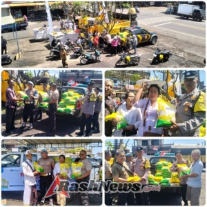 Polsek Selemadeg Salurkan Beras Murah, Jaga Stabilitas Harga Pangan di Tengah Periode Non-Panen