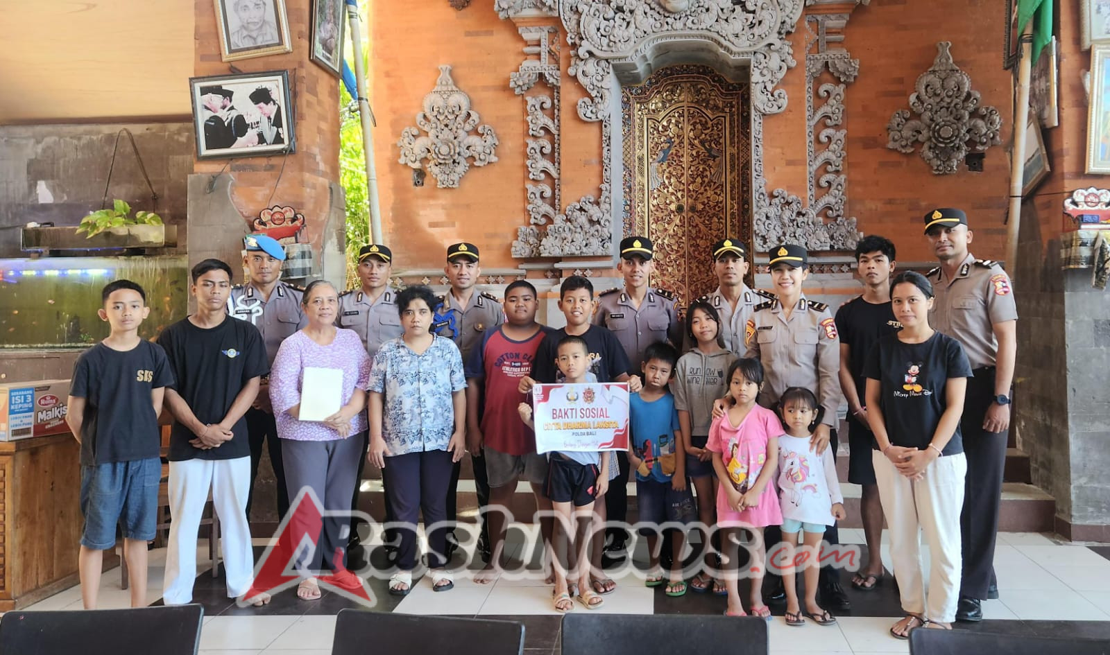 Siswa SIP Angkatan 54 Gel. 2 T.A. 2025, Wujudkan Kepedulian Lewat Bakti Sosial di Panti Asuhan Dharma Jati.