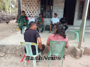 Komsos Media Babinsa Untuk Menjalin Kerjasama dengan warga Binaan