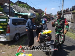 Koramil 1626-01/Bangli Hadir di Tengah Rakyat Lewat Gerakan Pangan Murah