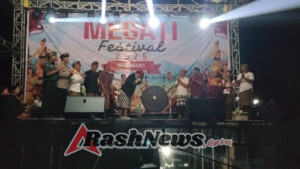 Kapolsek Seltim hadiri Festival Megati dalam rangka memeriahkan HUT RI ke – 80.
