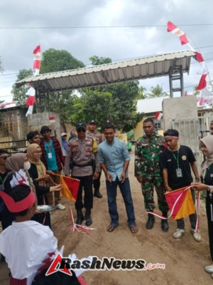 Gerak Jalan Unik Desa Dena Jadi Ajang Mempererat Silaturahmi dan Kebersamaan Warga dan Babinsa