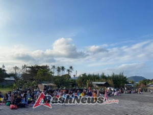 Ratusan  Warga Kampung Kusamba Dan Kampung Gelgel Ikuti Tradisi Safaran, Dandim Klungkung Terjunkan Babinsa Gelar Pengamanan