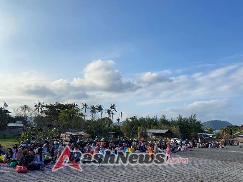 Ratusan  Warga Kampung Kusamba Dan Kampung Gelgel Ikuti Tradisi Safaran, Dandim Klungkung Terjunkan Babinsa Gelar Pengamanan