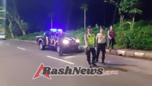 Antisipasi Kejahatan Dimalam Hari Personil Polsek Bebandem Melaksanakan Kegiatan Patroli Blue Light.