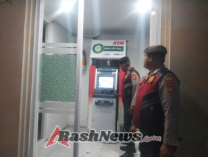 Wujudkan Rasa Aman, Samapta Polsek Abiansemal Rutin Sambangi ATM BPD Bali