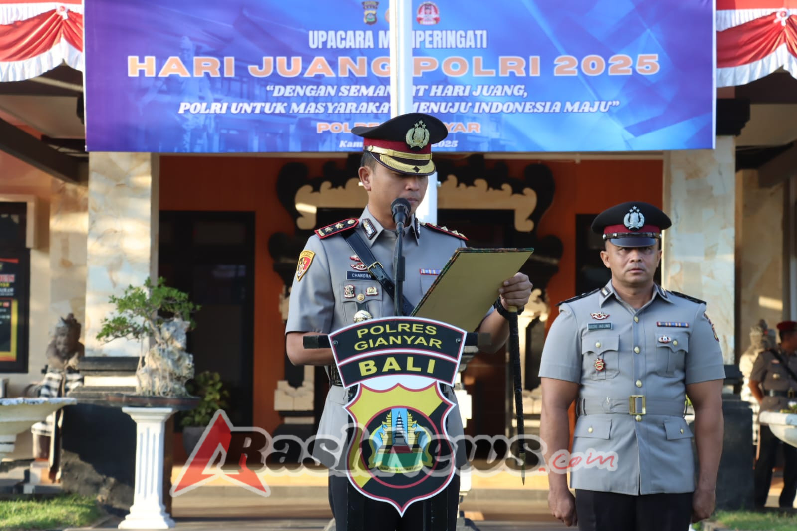 Polres Gianyar Gelar Upacara Hari Juang Kepolisian Negara Republik Indonesia Tahun 2025