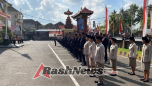 Simbol Dedikasi Polri Untuk Bangsa, Wakapolres Badung  Pimpin Upacara Peringatan Hari Juang Polri.