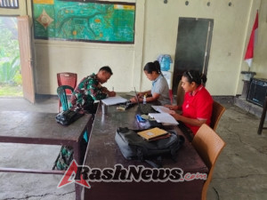 Babinsa Praka Khairil Mustafa Aktif Pantau Kondisi Keamanan di Desa Detumbewa