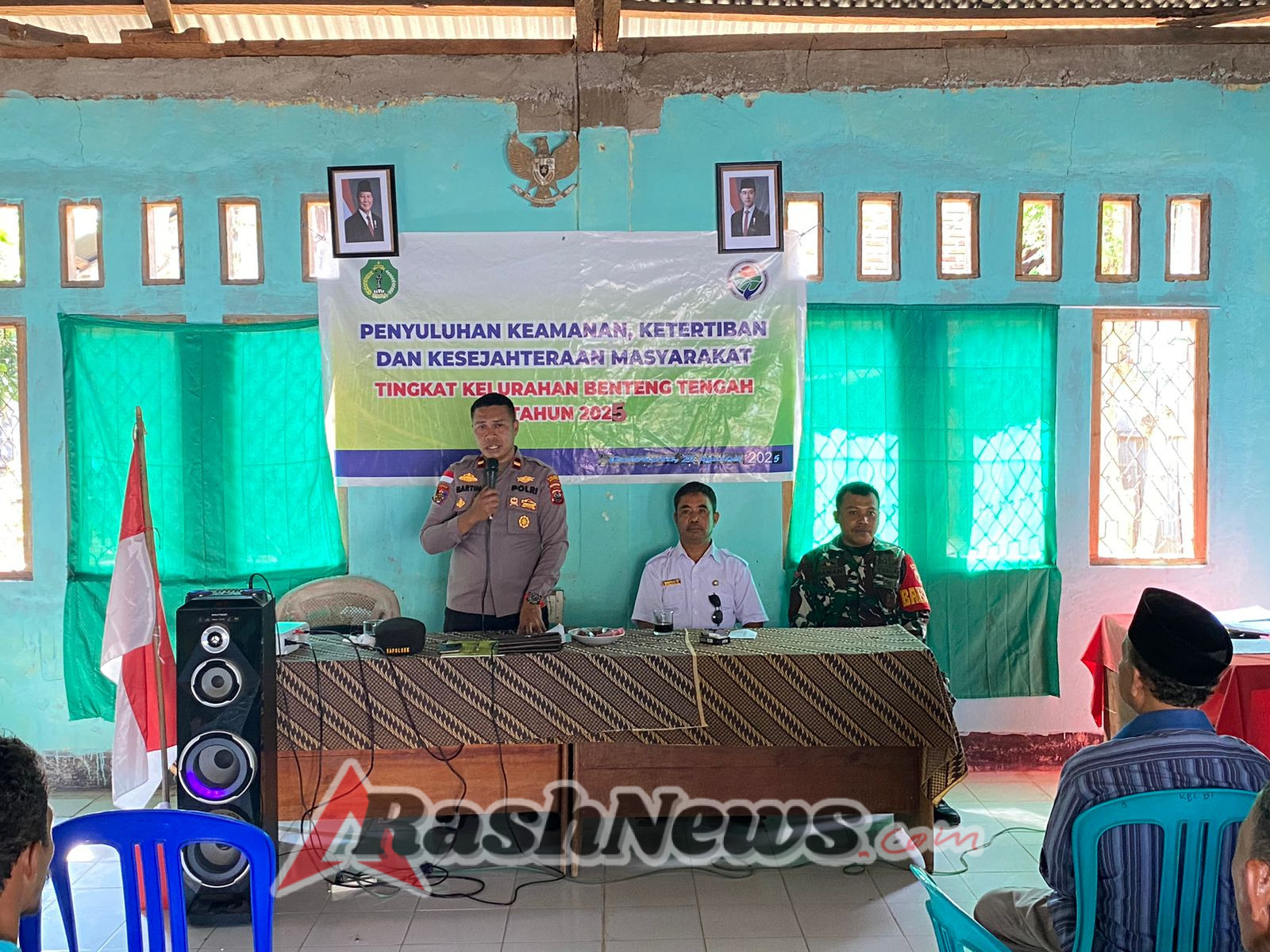 Babinsa Koramil 1625-01/Bajawa Turut Sukseskan Kegiatan Penyuluhan Keamanan dan Kesejahteraan di Riung