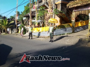 Personil Polsek Pupuan Laksanakan Pengamanan Giat Masyarakat Wujudkan Situasi Yang Kondusif