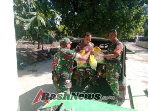 Gerakan Pangan Murah(GPM),Kodim 1627/Rote Ndao dan Bulog Menjual Beras Bulog Murah Untuk Masyrakat