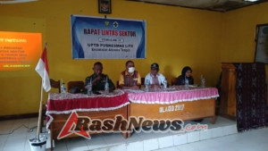Danramil 1624-02/Adonara Hadiri Rapat Lintas Sektoral Bidang Kesehatan Triwulan II