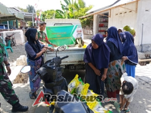 Kodim 1628/Sumbawa Barat Stabilkan Harga Pangan Lewat GPM di Jereweh