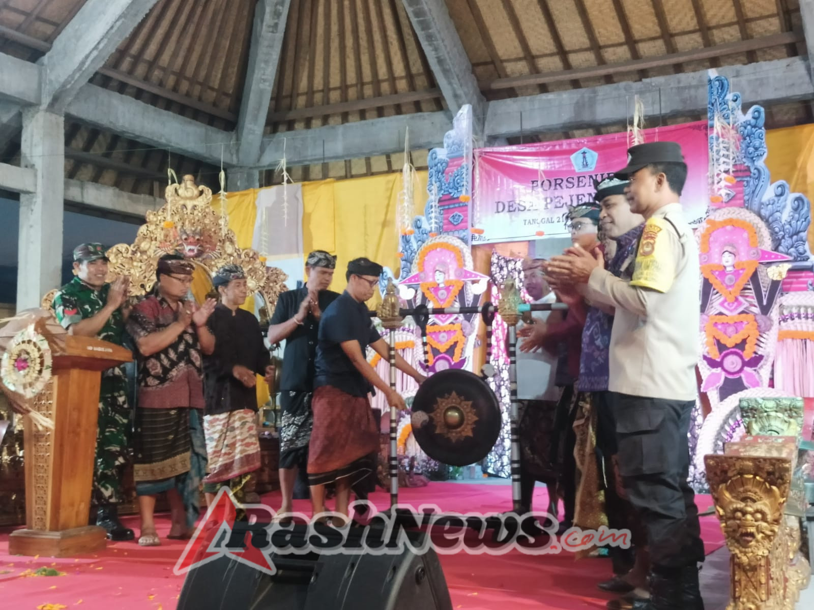 Babinsa Pejeng Kawan Pastikan Porsenides Berjalan Aman, Tertib, dan Lancar