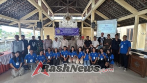 Sukses Gelar KKN, Babinsa Batununggul Sampaikan Penghargaan Kepada Mahasiswa Unud