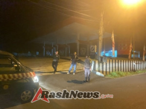 Minimalisir Gangguan Kamtibmas Malam Hari, Polsek Bebandem Gelar Blue Light Patrol