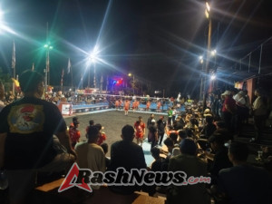 Bhabinkamtibmas Desa Buduk Lakukan Pengamanan Voli Perbekel Cup 2025