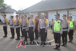Kapolres Karangasem Ikuti Apel Kesiapan Operasi Gapura Agung III Pengamanan Bhaksos Besakih