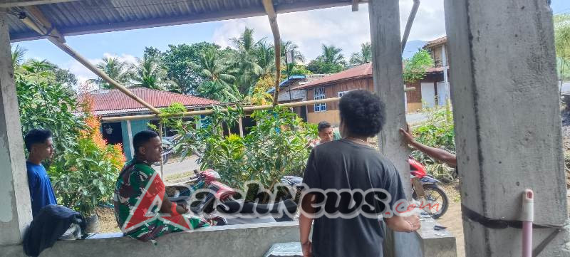 Pemantauan Keamanan dan Komsos Babinsa Koramil 1602-01/Ende di Dusun Puukapo Berjalan Lancar