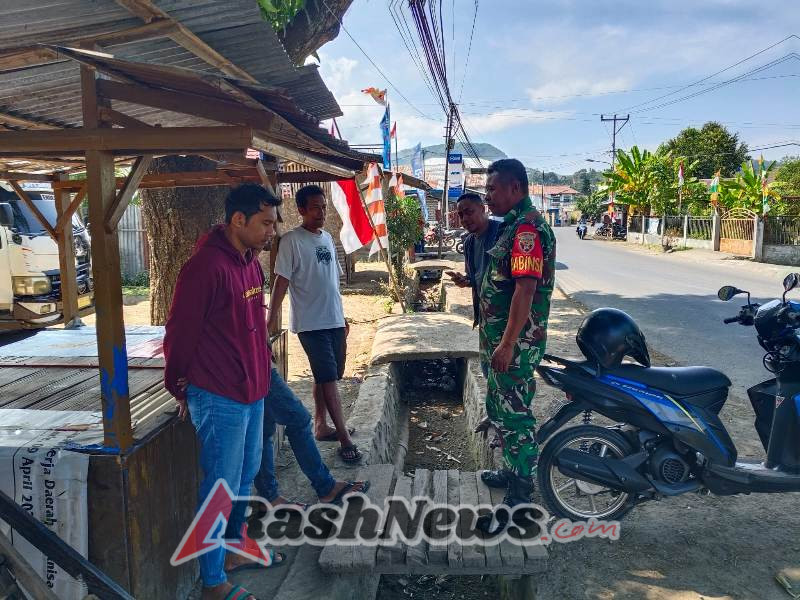 Babinsa Kodim 1602/Ende Aktif Pantau Keamanan Wilayah di Dusun Nangaba