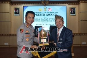 Polres Gianyar Terima Presisi Award dari Lemkapi, Wujud Apresiasi atas Pelayanan Prima dan Inovasi