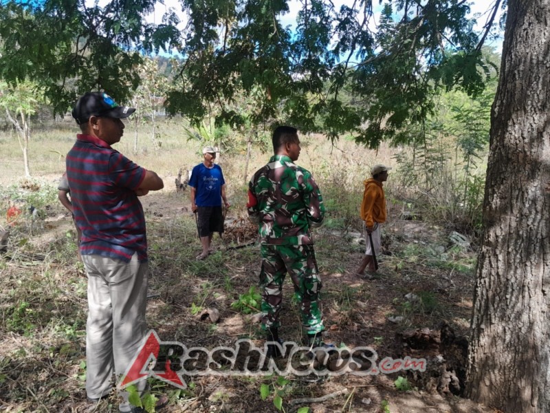 Babinsa Koramil 1618-04/Bisel Laksanakan Pemantauan Wilayah dan Dukung Ketahanan Pangan di Desa Upfaon