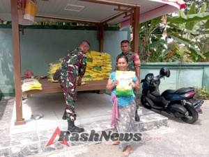 Koramil 1616-03/Tampaksiring Hadir Dekat dengan Rakyat Lewat Program Pangan Murah