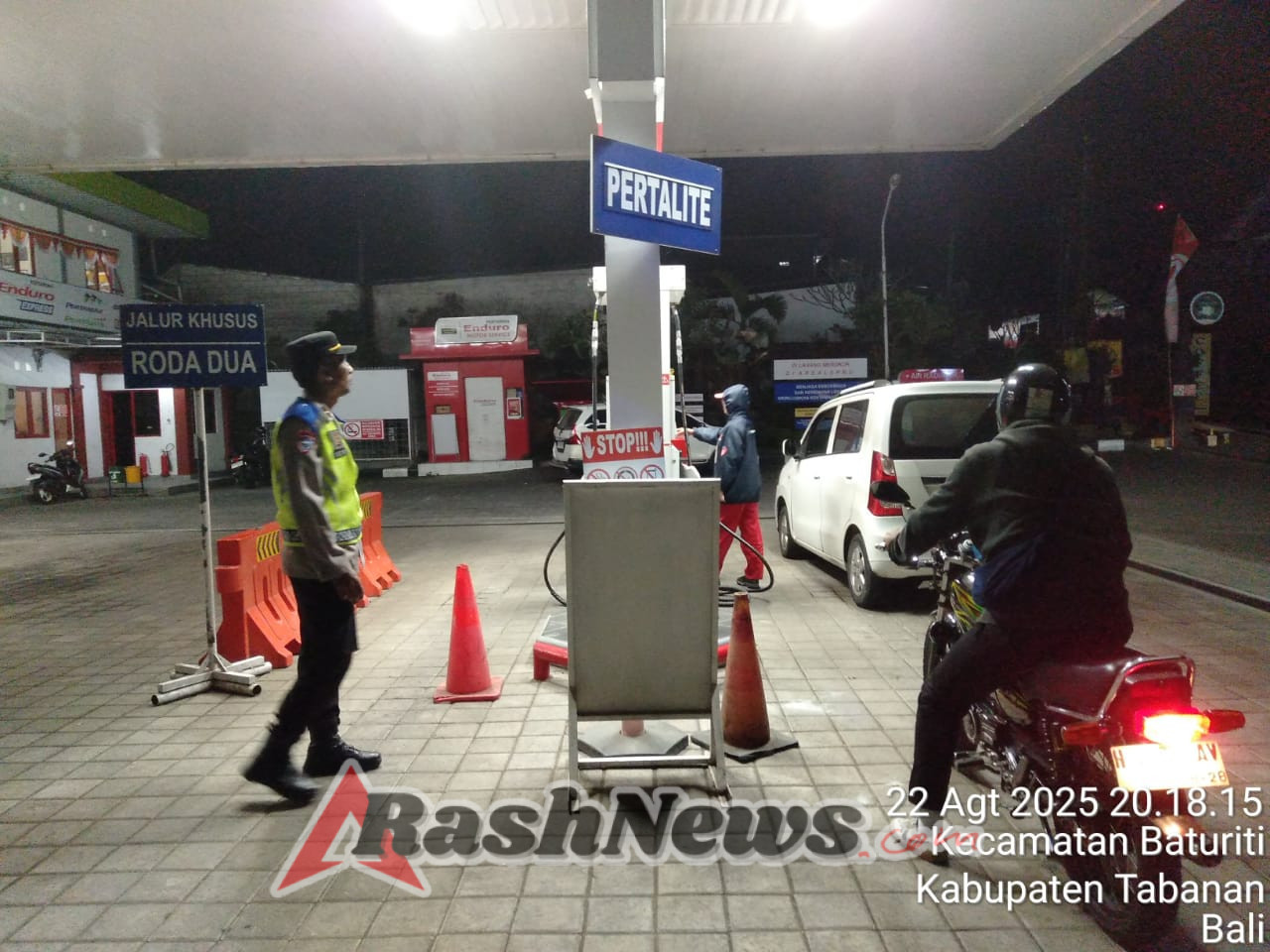 Polsek Baturiti Intensifkan Patroli Blue Light dan patroli subuh