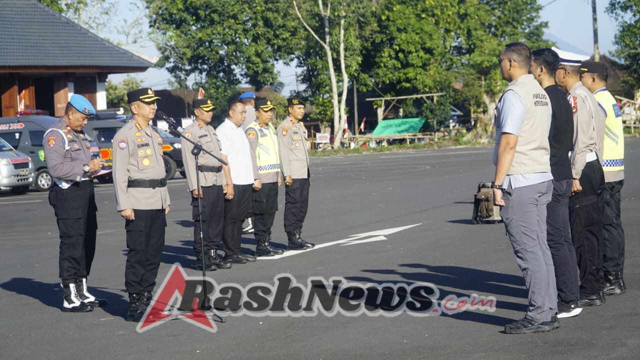 Apel Pengamanan Hari Kedua Ops Gapura Agung III 2025 Dalam Rangka Bakti Indonesia Ke-3 Bali