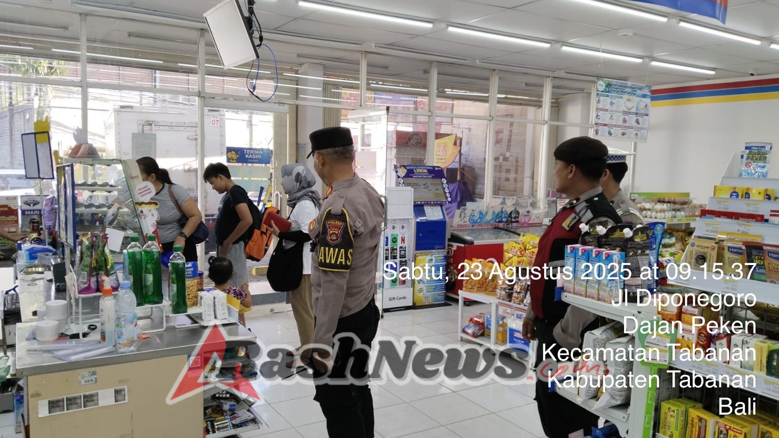 Polsek Tabanan Laksanakan kegiatan Patok Antik