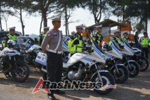 Apel Kesiapan Pengamanan Maybank Marathon 2025 Digelar di Pantai Masceti