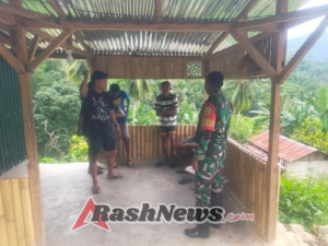 Babinsa Koramil 1602-02 Bangun Komunikasi Positif dengan Warga Wonda Ende