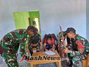 Pendekatan Deni Pendekatan, Satgas Yonif 741/GN Kembali Dapatkan Senjata dan Munisi Melalui Pos Dafala