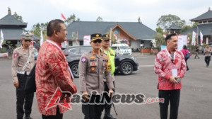 Kapolres Karangasem Pantau Langsung Baksos HUT RI ke-80 di Terminal Kedungdung Besakih