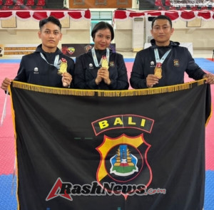 Tiga Personel Polres Bandara Ngurah Rai Persembahkan Emas untuk Polda Bali, Ternyata Tiga Bersaudara