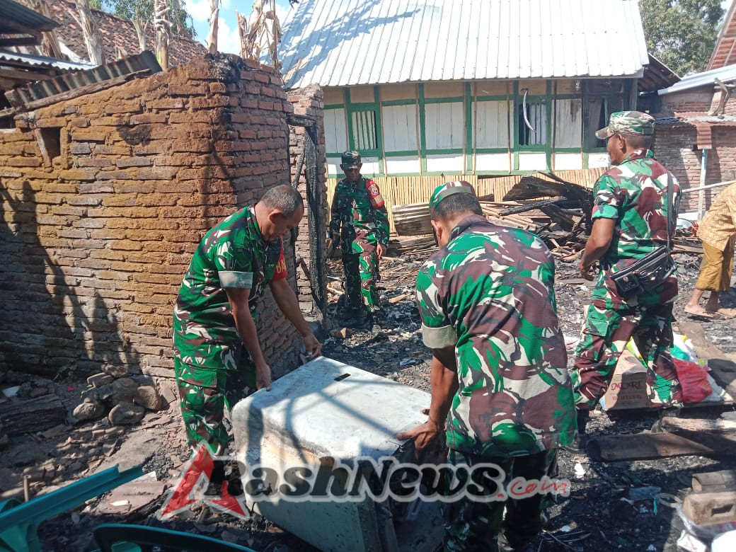 Kapten Inf. Armansyah Pimpin Aksi Sosial Bantu Korban Bencana di Kabupaten Bima