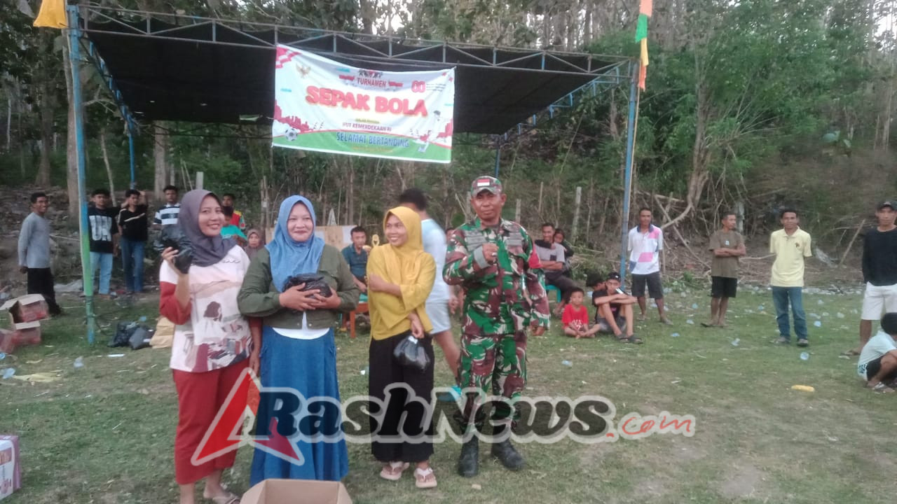 ‎Babinsa Telaga: Sepak Bola Jadi Wadah Persatuan dan Pembinaan Generasi Muda