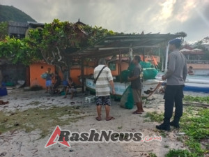 Patroli Humanis,  Sat Polairud Karangasem Jalin Kedekatan dengan Nelayan Candidasa”
