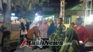 Patroli Malam Koramil 1628-01/Taliwang, TNI Ingatkan Warga Pentingnya Kamtibmas