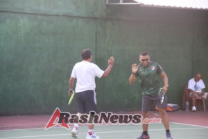 Berkeringat, Sehat Dan Menambah Sahabat, Dandim Klungkung main Tenis Lapangan Bersama
