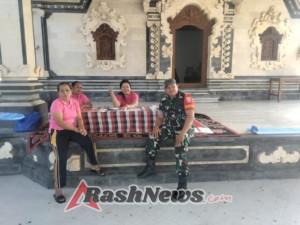 Babinsa Semarapura Kaja Turun Ke Wilayah Dampingi Posyandu Balita, Wujudkan Anak Sehat Dan Kuat Serta Bebas Stunting