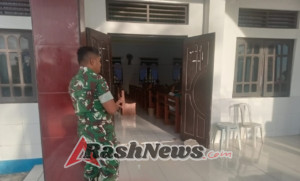 Peribadatan Jemaat Talitakumi Nggaut Berlangsung Lancar dengan Dukungan Koramil Batutua