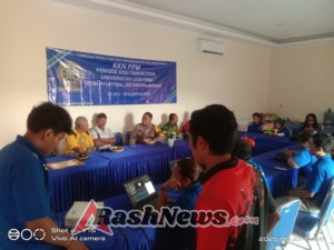 Penutupan kegiatan KKN Mahasiswa Unud ke XXXI tahun 2025 dihadiri Babinsa Desa Nyuhtebel.
