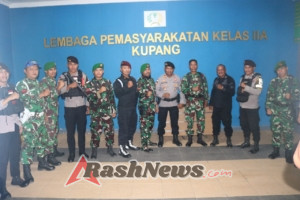 Dandim Kupang Tegaskan Pentingnya Patroli Sispamkota Antisipasi Gangguan