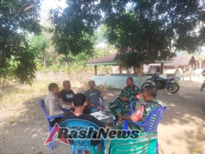 Komsos dan Pamwil di Desa Kotabaru, Babinsa Perkuat Sinergi dengan Masyarakat
