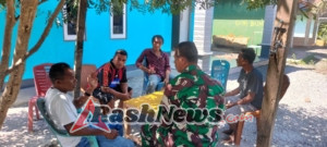 Komsos Babinsa Wetabua Tekankan Pentingnya Harmoni dan Kamtibmas