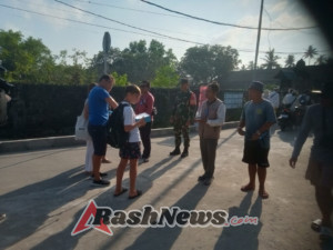 Koramil Nusa Penida Lakukan Pemantauan Stabilitas Di Pelabuhan Banjar Nyuh