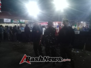 Pertandingan Sengit Semifinal Voli Pordes Cup III Tetap Kondusif Berkat Pengamanan TNI