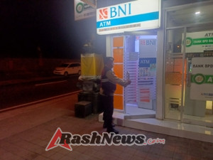 Wujudkan Kamtibmas Kondusif, Personel Samapta Polsek Abiansemal Laksanakan Patroli Ke ATM & SPBU